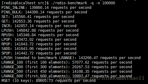 redisbenchmark集群压测 redis-benchmark_benchmark