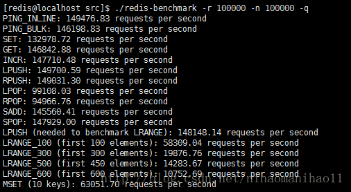 redisbenchmark集群压测 redis-benchmark_benchmark_03