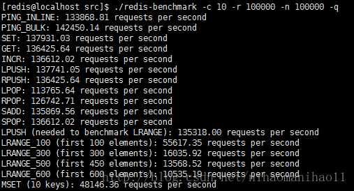 redisbenchmark集群压测 redis-benchmark_redis_05