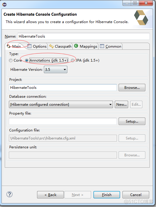 Apache CXF反向生成Java代码 eclipse反向工程_数据库_12