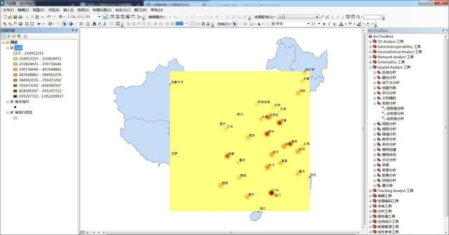 python arcgis 核密度 arcgis核密度分析在哪_栅格_15