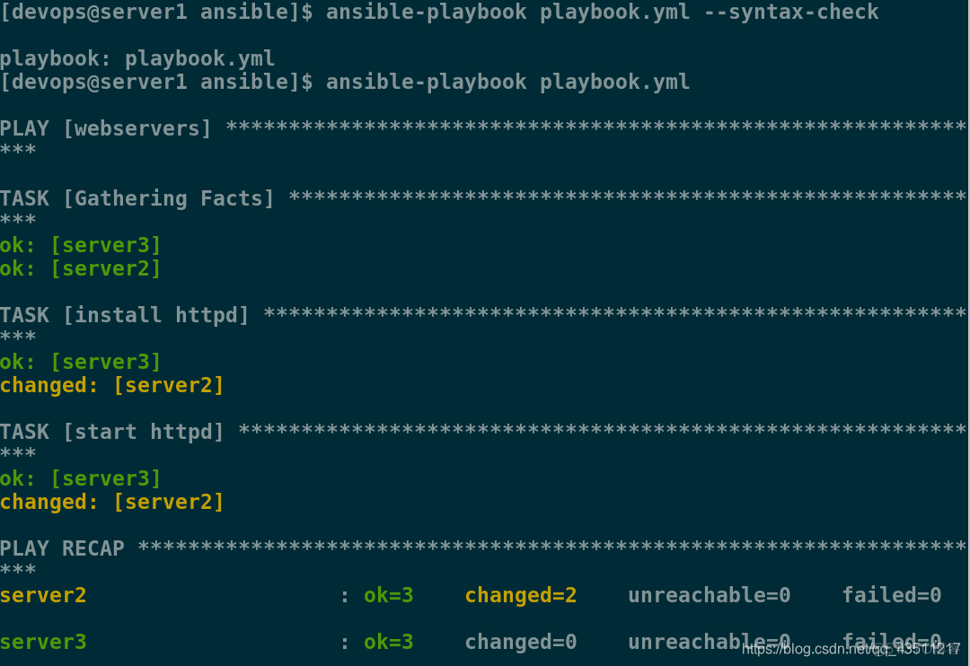 ansible检查plasybook语法 ansible playbook debug_vim_05