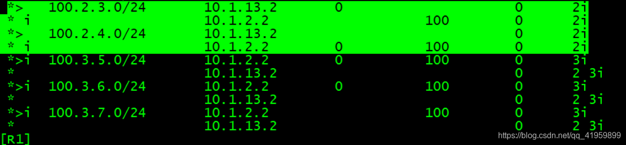 Hub ce与Hub pe 使用ospf bgp ospf选择_实验_16