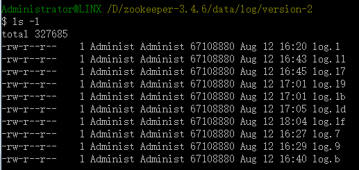 zookeeper日志 Unable to read additional data from client zookeeper日志及快照清理_数据