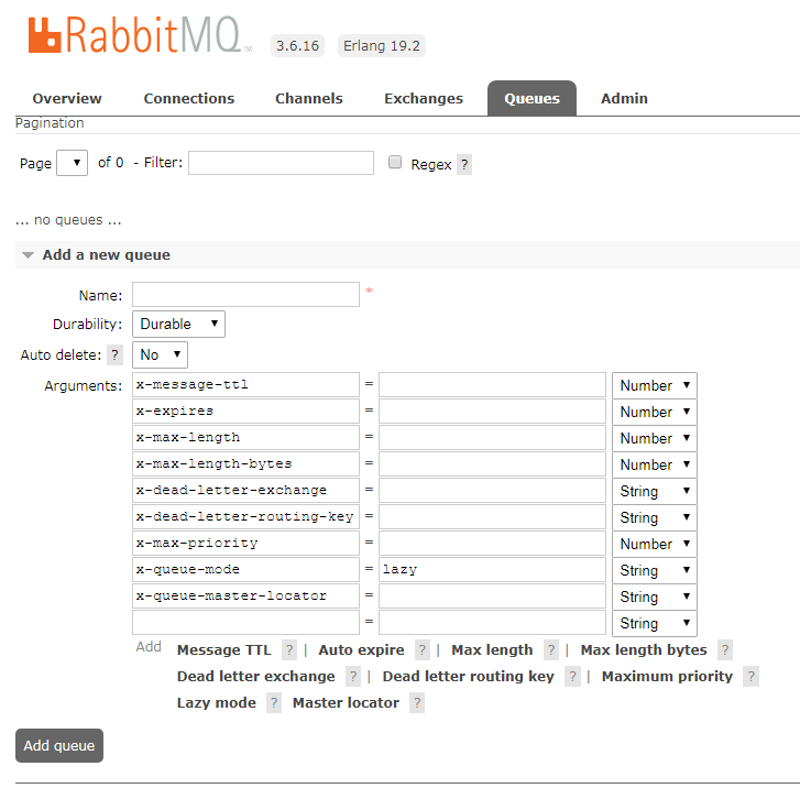 python rabbitmq多队列 rabbitmq 队列参数_php