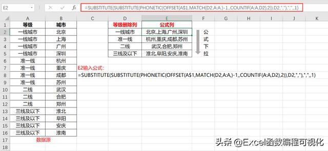 vfp 控制excel合并单元格 excelif合并单元格_合并相同数据的行_04