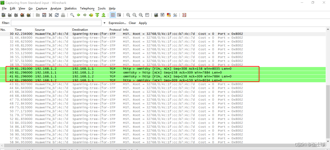 如何用wireshark抓取tcp建立的三次握手信号 wireshark抓包分析tcp三次握手过程_服务器_09