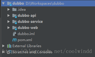 dubbo实现DDD dubbo的demo_spring