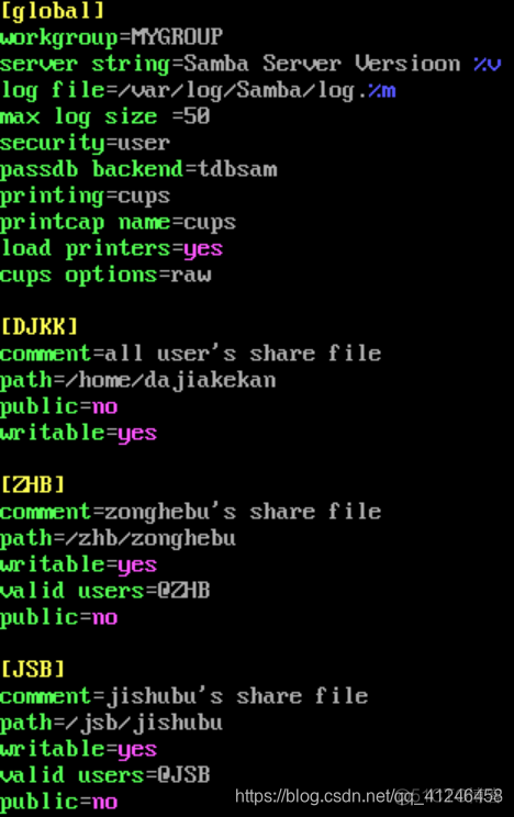 Linux怎么搭samba服务 linux搭建samba_配置文件_05