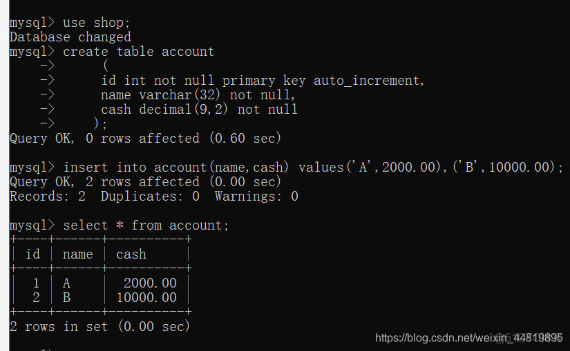 mysql事物保存安全点 在mysql中设置事务保存点_mysql事物保存安全点