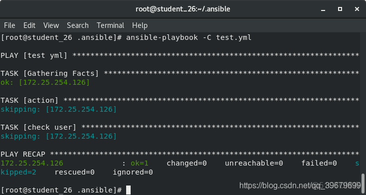 ansible playbook 执行多条shell 命令 在ansible -playbook 调用shell 脚本_YAML_02