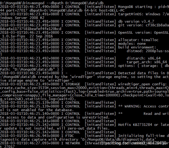 安装mongodb compass报错 安装mongodb服务报错_mongodb_04