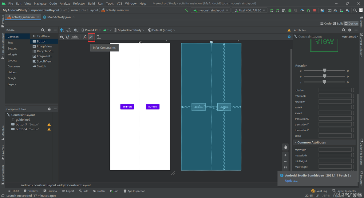 android ConstraintLayout 全局权重 安卓constraintlayout_自动生成_12