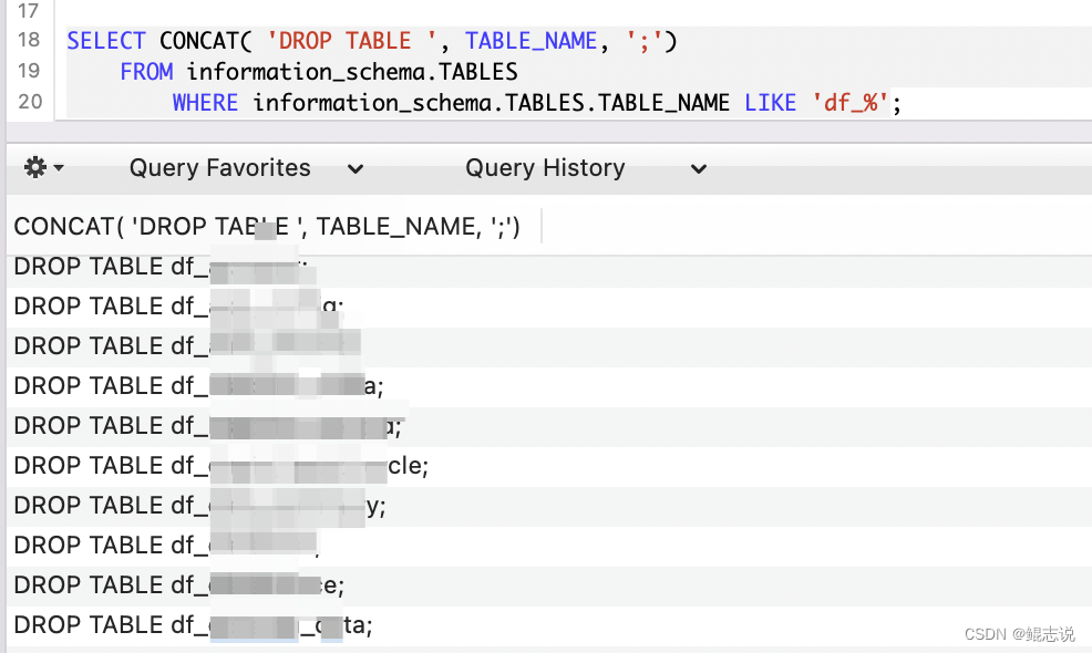 MySQL：想实现sql语句进行批量删除数据库或表，而引发的熬夜探究_database_04