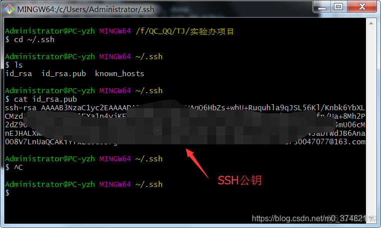 Git生成ssh公钥（ssh key）以及在GitLab配置ssh公钥_Git生成ssh公钥（ssh key）