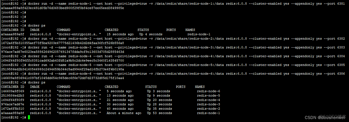 三主三从 redis 三主三从配置_java