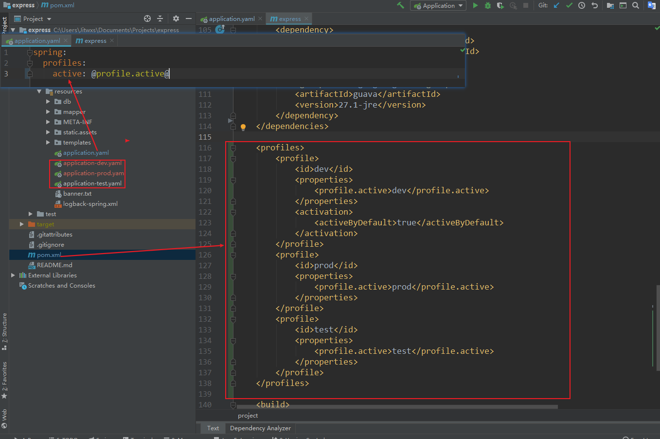 springboot 单独配置maven仓库 springboot maven多环境配置_maven filter