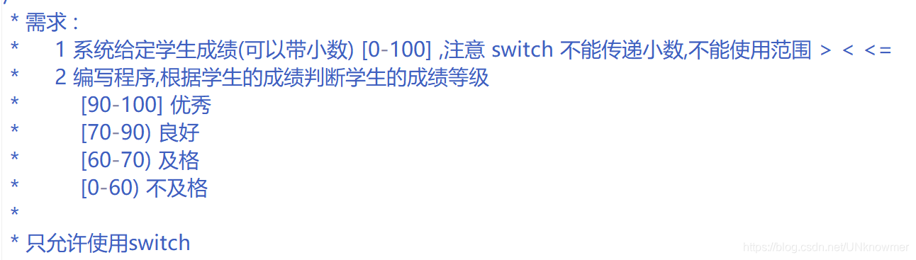 java回到switch循环开头 java中switch循环_java回到switch循环开头