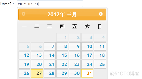 jquery datepicker日期回显选中 jquery datepicker的用法_button_11