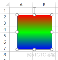 echar progress 颜色渐变 excel渐变色如何填充_图形_10