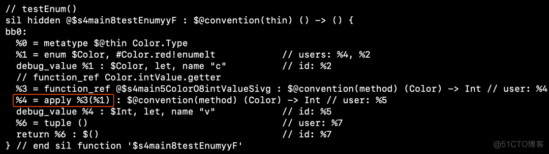 swift 枚举属性定义给oc使用 swift枚举本质_c++_09