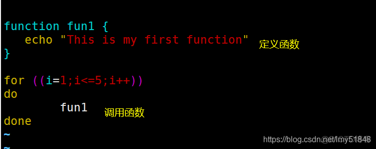 shell当前函数名 FUNCNAME shell中函数_Shell