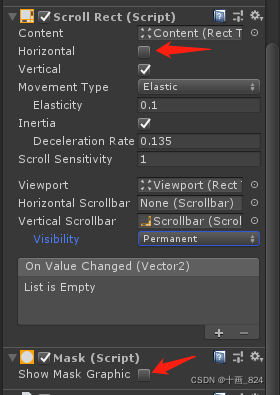 unity animator 滚动条 unity 滑动列表_Text