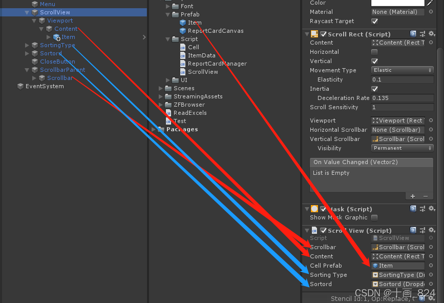 unity animator 滚动条 unity 滑动列表_unity_10