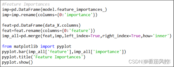 特征重要性分值排序 python 特征重要性选择_算法_04