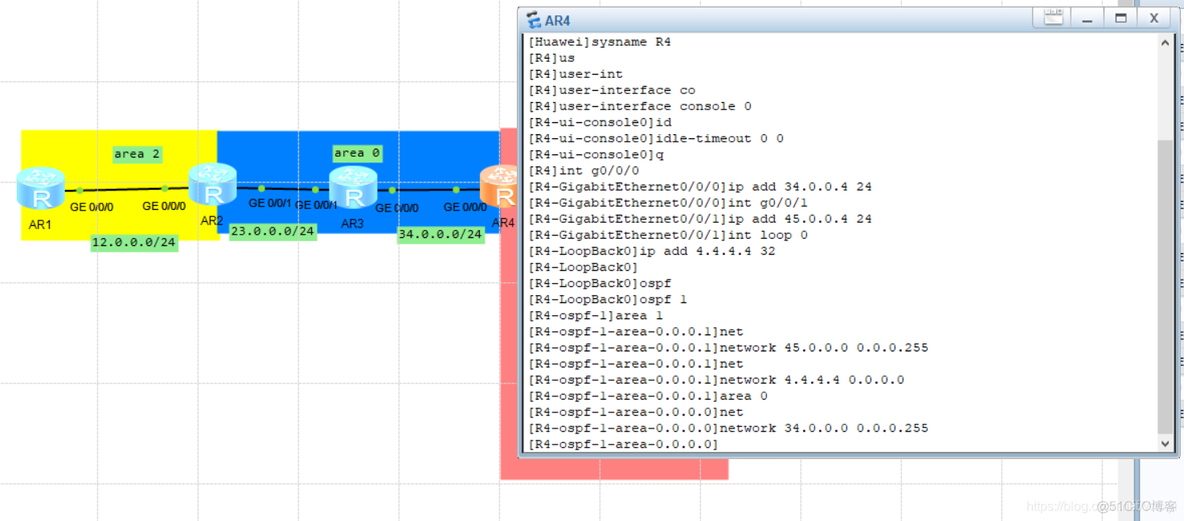 ospf末节区域与完全末节区域的区别 ospf末梢区域配置_R3_05