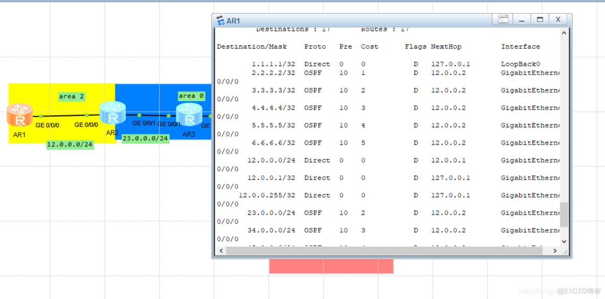 ospf末节区域与完全末节区域的区别 ospf末梢区域配置_OSPF_08