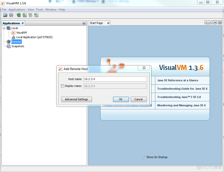 visualVM怎么添加远程监控 visualvm远程监控java程序_visualVM怎么添加远程监控