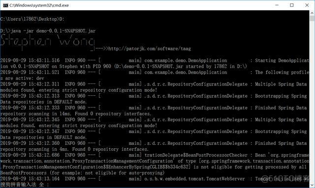 bat 启动springboot程序 cmd启动springboot项目_springboot执行shell脚本_07