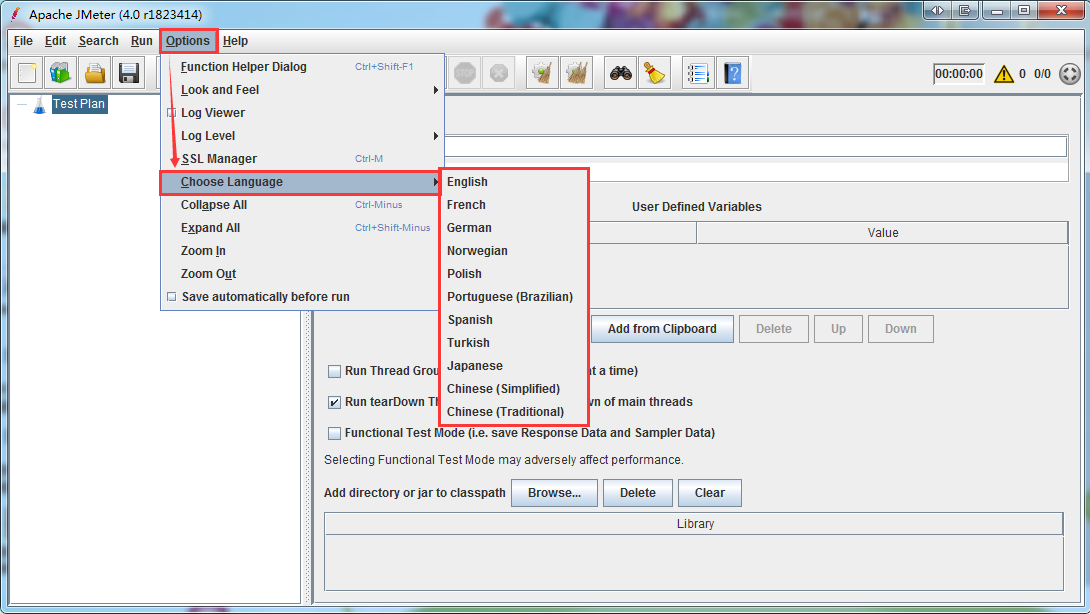 metersphere 的 jmeter 镜像 jmeter外观设置_默认编码_04