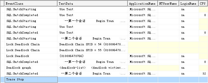 sqlserver监控sql语句 profiler sql server 监视_死锁_09