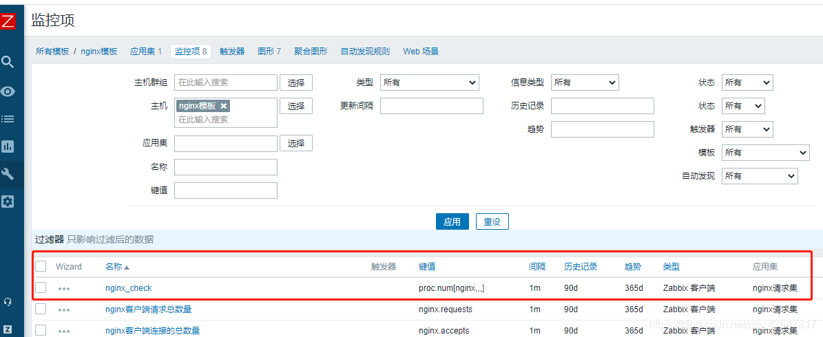 zabbix监控nginx并发 zabbix怎么监控nginx_linux_10