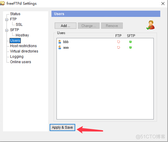 freesshd 搭建完成sftp登不上 freesshd配置sftp_客户端_09