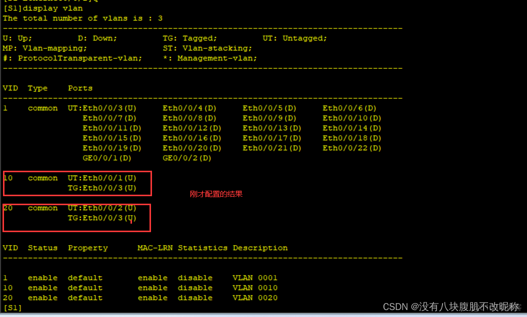 中兴交换机配置配置 VLAN 中兴交换机接口配置vlan_三层交换机_07