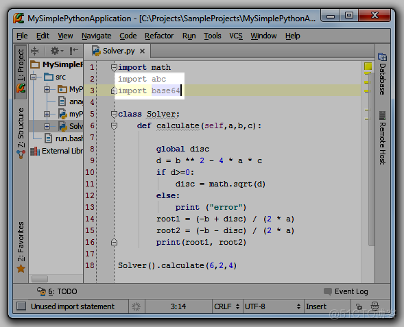 pycharm中导入hypermesh模块 pycharm 导入模块_Code_08