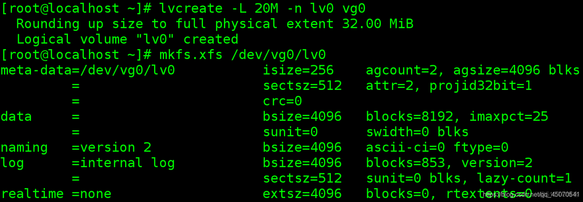 centos lvm 磁盘大小 更改 linux磁盘lvm_逻辑卷_13