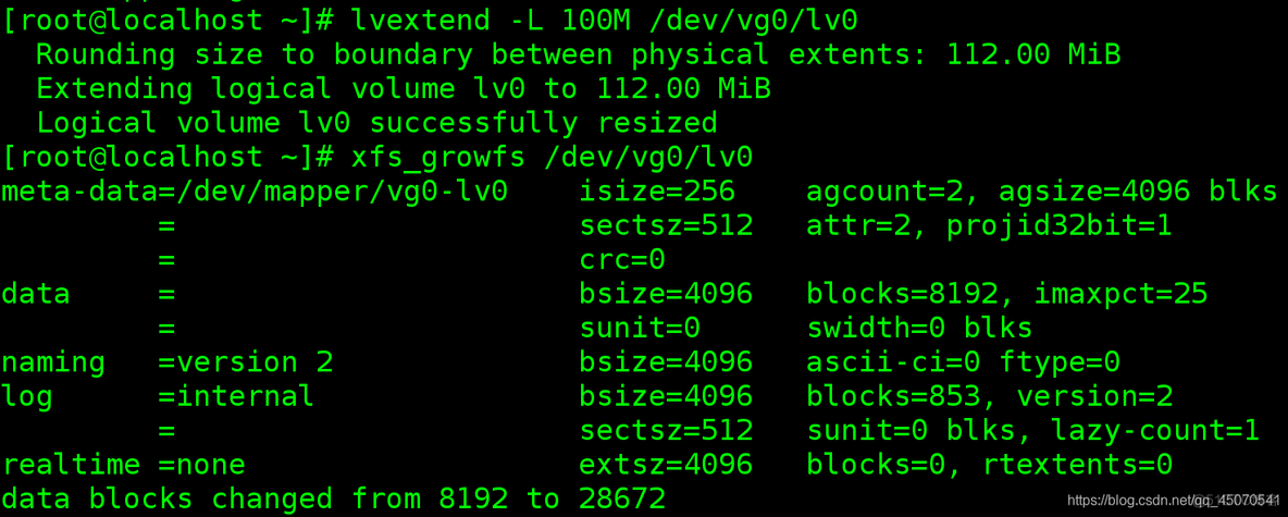 centos lvm 磁盘大小 更改 linux磁盘lvm_逻辑卷_22