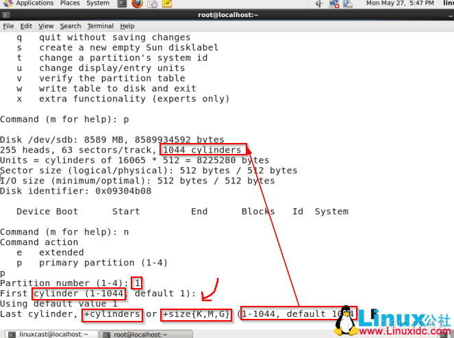 centos中fdisk指令 linux中fdisk命令的用法_centos中fdisk指令_08