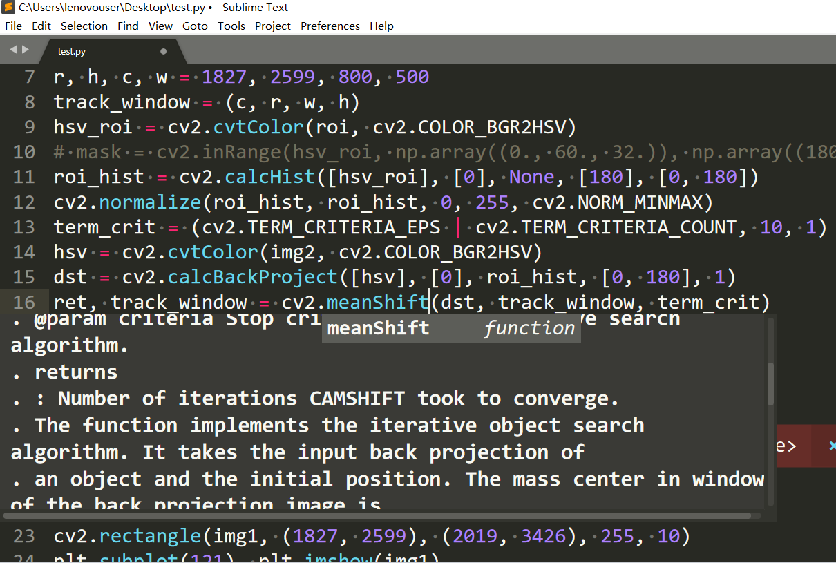 opencv单目标跟踪 python opencv目标检测与跟踪_直方图_53