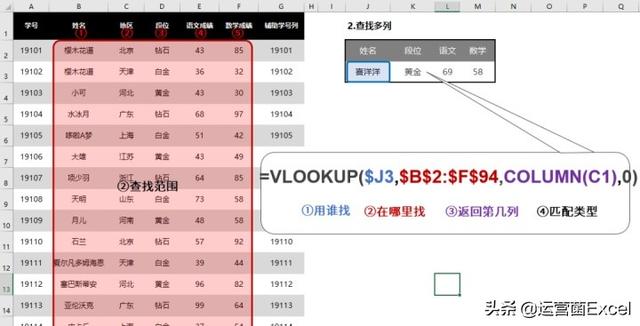 resthighclient多条件模糊查询 excel多条件模糊查找匹配_多列_08