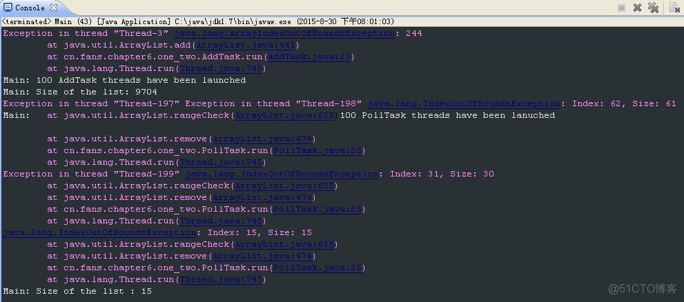 java 多线程处理数据 结果放list中 java多线程处理list不重复_并发_02