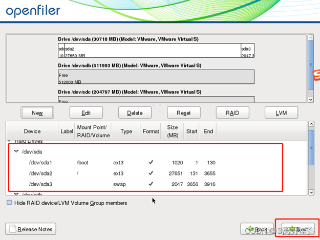 基于Openfiler搭建NFS openfiler freenas_基于Openfiler搭建NFS_11