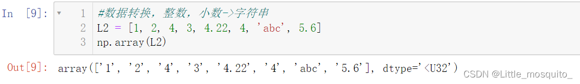 numpy整数数组变为double类型 python numpy数组转化为int_python_04