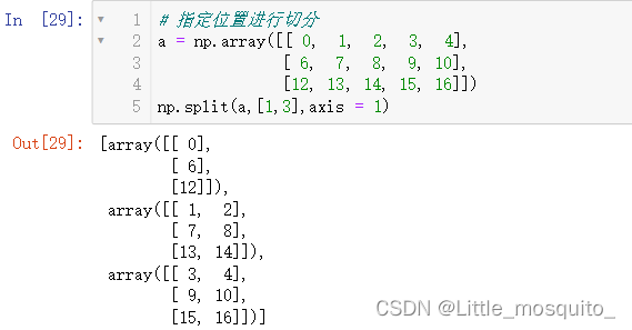 numpy整数数组变为double类型 python numpy数组转化为int_数组_29