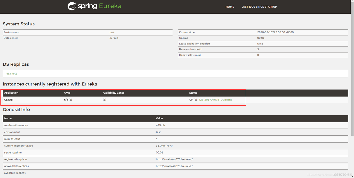 eureka上已经注册了 但是Load balancer does not have available server eureka 注册服务_客户端_10