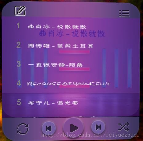 unity 开发简单音乐播放器 unity做音乐播放器界面_数组_02